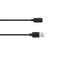 For Huawei Honor Watch ES / Huawei 4X Smart Watch Portable Magnetic Cradle Charger USB Charging Cable, Length:1m(Black)