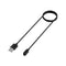 For Huawei Honor Watch ES / Huawei 4X Smart Watch Portable Magnetic Cradle Charger USB Charging Cable, Length:1m(Black)