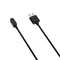 For Huawei Honor Watch ES / Huawei 4X Smart Watch Portable Magnetic Cradle Charger USB Charging Cable, Length:1m(Black)