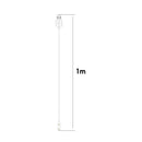 For Huawei Honor Watch ES / Huawei 4X Smart Watch Portable Magnetic Cradle Charger USB Charging Cable, Length:1m(White)