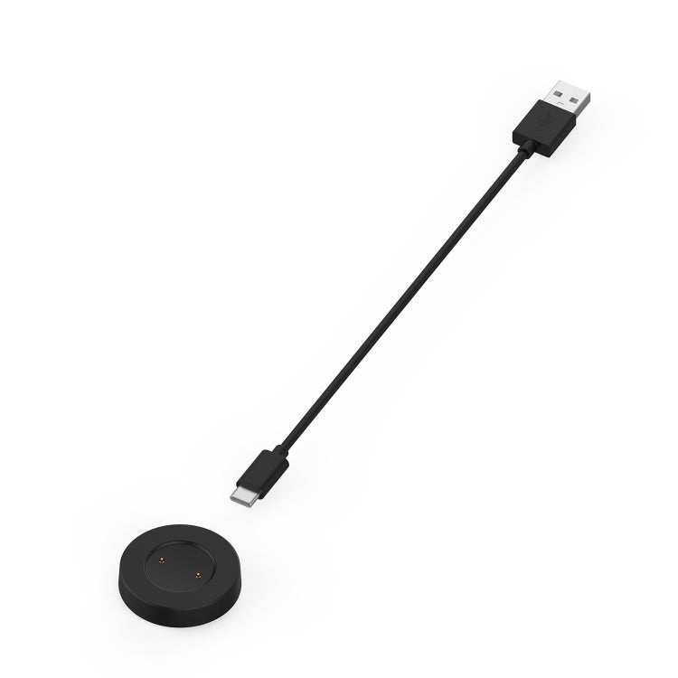 For Huawei Honor Watch GS Pro Smart Watch Portable Split Charger USB Charging Cable, Length:1m(Black)