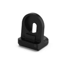 For Huawei Honor Watch GS Pro Watch Charging Stand Base Cradle Silicone Holder, without Cable(Black)