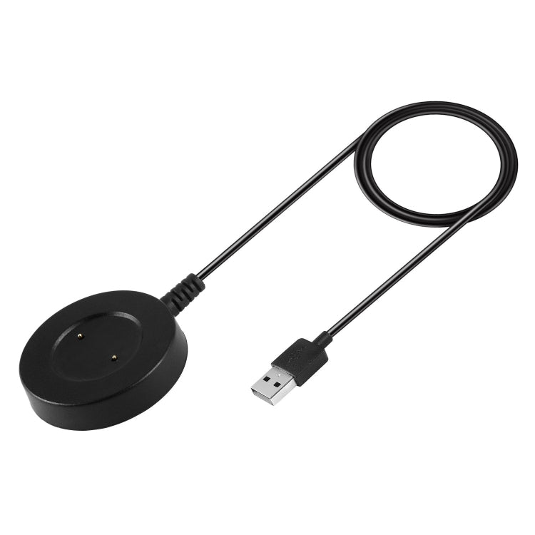 For Huawei Honor Watch GS Pro Smart Watch Portable One-piece Charger USB Charging Cable, Length:1m(Black)