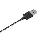 For Huawei Honor Watch GS Pro Smart Watch Portable One-piece Charger USB Charging Cable, Length:1m(Black)