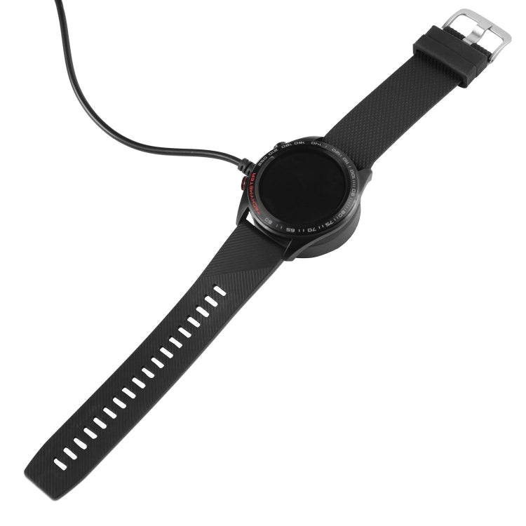 For Huawei Honor Watch GS Pro Smart Watch Portable One-piece Charger USB Charging Cable, Length:1m(Black)