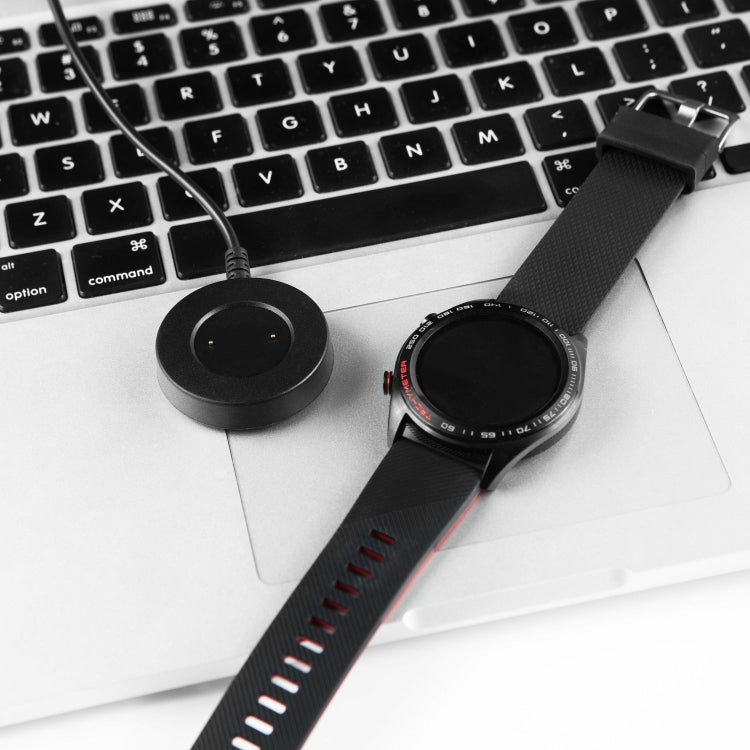 For Huawei Honor Watch GS Pro Smart Watch Portable One-piece Charger USB Charging Cable, Length:1m(Black)