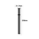 For Xiaomi Haylou Solar LS05 Milanese Casual Magnetic Watch Band, Size: Free Size(Black)