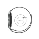For Xiaomi Haylou Solar LS05 Milanese Casual Magnetic Watch Band, Size: Free Size(Black)