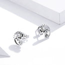 S925 Sterling Silver Chameleon Lizard Women Earrings