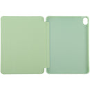 For iPad Air 2022 / 2020 10.9 Silicone 3-Folding Full Coverage Leather Case(Mint Green)