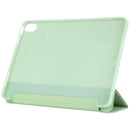 For iPad Air 2022 / 2020 10.9 Silicone 3-Folding Full Coverage Leather Case(Mint Green)