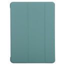 For iPad Air 2022 / 2020 10.9 Silicone 3-Folding Full Coverage Leather Case(Light Green)