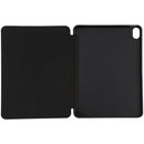 For iPad Air 2022 / 2020 10.9 Silicone 3-Folding Full Coverage Leather Case(Black)