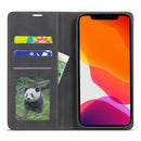 Forwenw Dream Series Magnetic Oil Edge Horizontal Flip Leather Case with Holder & Card Slot & Photo Frame & Wallet For iPhone 12 / 12 Pro(Black)