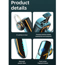 V19S Bluetooth 5.0 Business Style Fingerprint Touch Bluetooth Earphone(Blue)