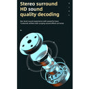 V19S Bluetooth 5.0 Business Style Fingerprint Touch Bluetooth Earphone(Blue)