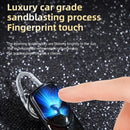 V19S Bluetooth 5.0 Business Style Fingerprint Touch Bluetooth Earphone(Pink)