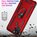 For Google Pixel 5 Shockproof TPU + PC Protective Case with 360 Degree Rotating Holder(Black)