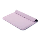 PU Leather Ultra-thin Envelope Bag Laptop Bag for MacBook Air / Pro 13 inch, with Stand Function(Pink)