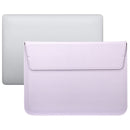 PU Leather Ultra-thin Envelope Bag Laptop Bag for MacBook Air / Pro 13 inch, with Stand Function(Light Purple)