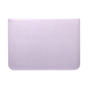 PU Leather Ultra-thin Envelope Bag Laptop Bag for MacBook Air / Pro 13 inch, with Stand Function(Light Purple)