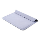 PU Leather Ultra-thin Envelope Bag Laptop Bag for MacBook Air / Pro 13 inch, with Stand Function(Tranquil Blue)