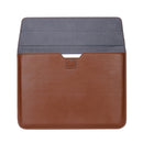 PU Leather Ultra-thin Envelope Bag Laptop Bag for MacBook Air / Pro 13 inch, with Stand Function(Sky Blue)
