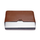 PU Leather Ultra-thin Envelope Bag Laptop Bag for MacBook Air / Pro 13 inch, with Stand Function(Brown)