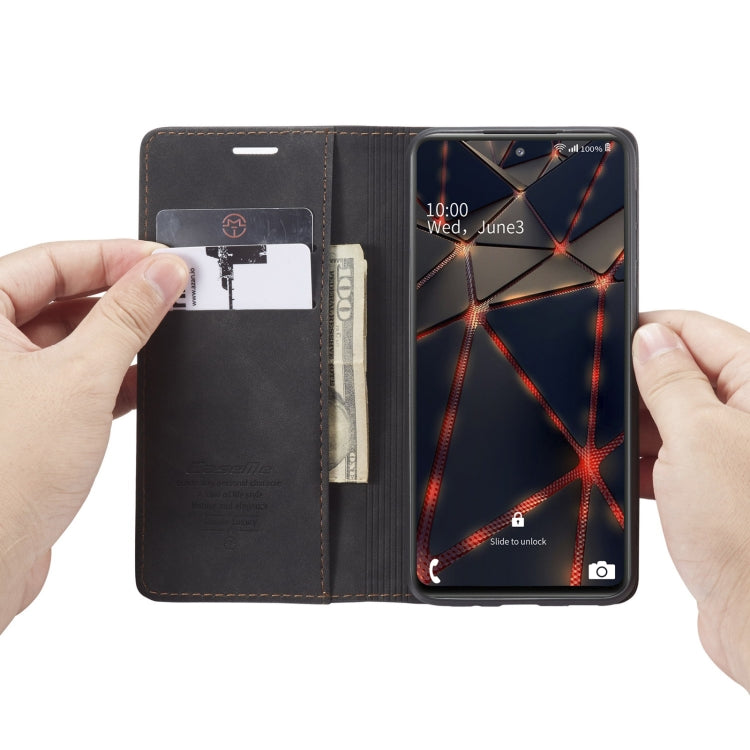 For Samsung Galaxy S20 FE CaseMe 013 Multifunctional Horizontal Flip Leather Case with Holder & Card Slot & Wallet(Black)