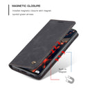 For Samsung Galaxy S20 FE CaseMe 013 Multifunctional Horizontal Flip Leather Case with Holder & Card Slot & Wallet(Black)