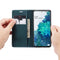For Samsung Galaxy S20 FE CaseMe 013 Multifunctional Horizontal Flip Leather Case with Holder & Card Slot & Wallet(Blue)