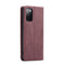 For Samsung Galaxy S20 FE CaseMe 013 Multifunctional Horizontal Flip Leather Case with Holder & Card Slot & Wallet(Wine Red)