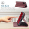 For Samsung Galaxy S20 FE CaseMe 013 Multifunctional Horizontal Flip Leather Case with Holder & Card Slot & Wallet(Wine Red)