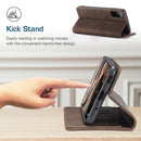 For Samsung Galaxy S20 FE CaseMe 013 Multifunctional Horizontal Flip Leather Case with Holder & Card Slot & Wallet(Coffee)