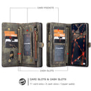 For Samsung Galaxy S20 FE CaseMe 008 Detachable Multifunctional Horizontal Flip Leather Case with Holder & Card Slot & Zipper Wallet & Photo Frame(Black)