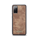 For Samsung Galaxy S20 FE CaseMe 008 Detachable Multifunctional Horizontal Flip Leather Case with Holder & Card Slot & Zipper Wallet & Photo Frame(Brown)