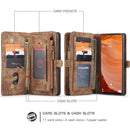 For Samsung Galaxy S20 FE CaseMe 008 Detachable Multifunctional Horizontal Flip Leather Case with Holder & Card Slot & Zipper Wallet & Photo Frame(Brown)