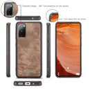 For Samsung Galaxy S20 FE CaseMe 008 Detachable Multifunctional Horizontal Flip Leather Case with Holder & Card Slot & Zipper Wallet & Photo Frame(Brown)