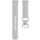 For Fitbit Versa 3 / Sense Silicone Watch Band, Size: L(White)