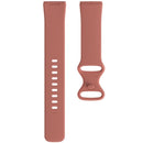 For Fitbit Versa 3 / Sense Silicone Watch Band, Size: L(Pink)