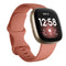For Fitbit Versa 3 / Sense Silicone Watch Band, Size: L(Pink)