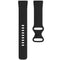 For Fitbit Versa 3 / Sense Silicone Watch Band, Size: L(Black)