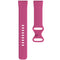 For Fitbit Versa 3 / Sense Silicone Watch Band, Size: L(Rose Red)
