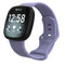 For Fitbit Versa 3 / Sense Silicone Watch Band, Size: L(Purple)
