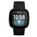 For Fitbit Versa 3 / Sense Silicone Watch Band, Size: L(Midnight Blue)