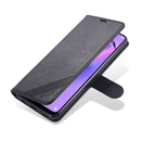 For OPPO A32 / A53 (2020) AZNS Sheepskin Texture Horizontal Flip Leather Case with Holder & Card Slots & Wallet(Black)