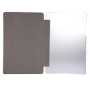 For Samsung Galaxy Tab A7 10.4 T500 TPU Silk Texture Three-fold Horizontal Flip Leather Case with Holder(Light Blue)