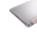 For Samsung Galaxy Tab A7 10.4 T500 TPU Silk Texture Three-fold Horizontal Flip Leather Case with Holder(Purple)