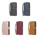 For iPhone 11 Pro Max Zipper Wallet Bag Horizontal Flip PU Leather Case with Holder & 9 Card Slots & Wallet & Lanyard & Photo Frame(Black)