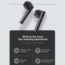 Fineblue J3 Pro TWS 5.0 Wireless Two Ear Bluetooth Headset with 650mAh Charging Cabin & Support Language Wakeup (Black)